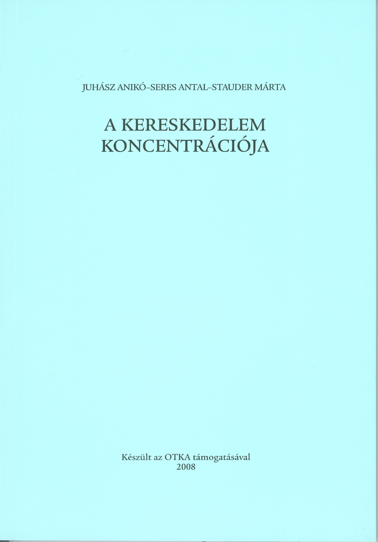 A kereskedelem koncentrációja