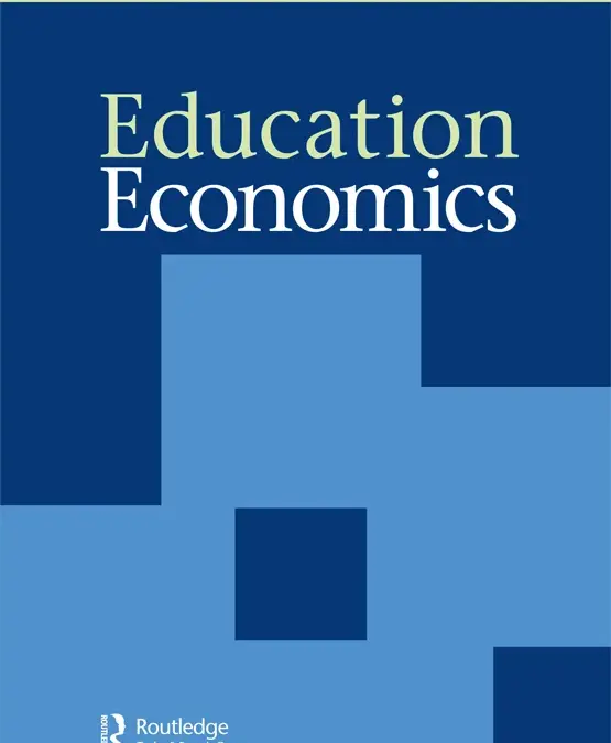 Megjelenlt Szabó-Morvai Ágnes és Kiss Hubert János tanulmánya az Education Economics szakfolyóiratban