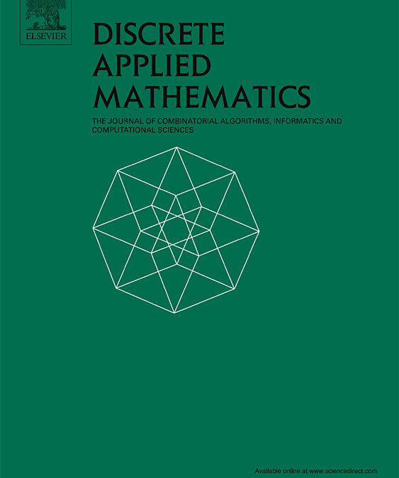Megjelent Cseh Ágnes és szerzőtársai cikke a Discrete Applied Mathematics folyóiratban