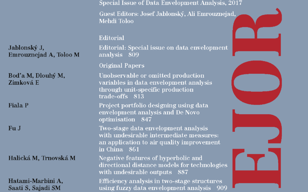 Megjelent Biró Péter és szerzőtársai tanulmánya a Cenral European Journal of Operations Research folyóiratban