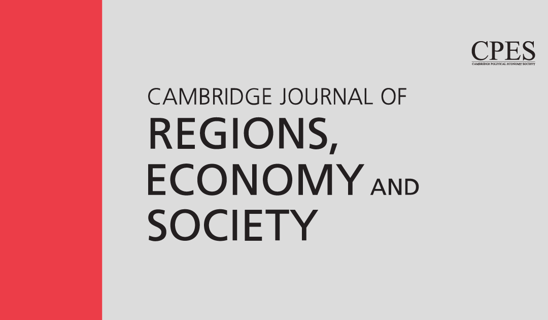 Megjelent Elekes Zoltán és szerzőtársai cikke a Cambridge Journal of Regions, Economy and Society  folyóiratban