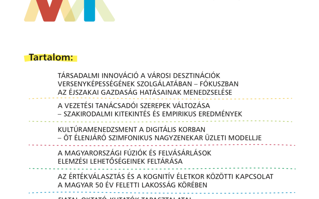Megjelent Bareith Tibor és szerzőtársa tanulmánya a Vezetéstudomány folyóiratban