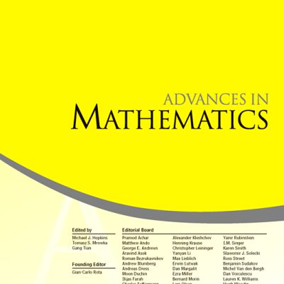 Advanced in mathematics