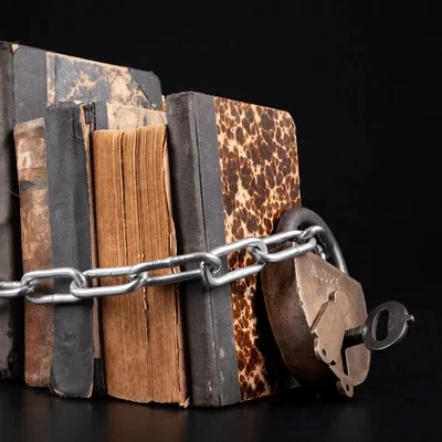 old-books-padlock